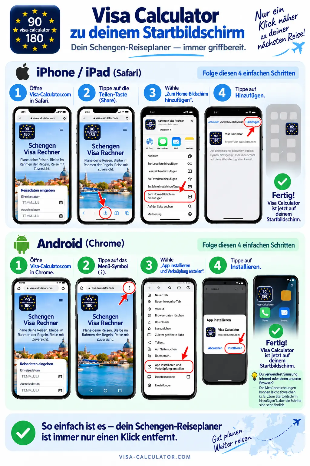Visa Calculator PWA