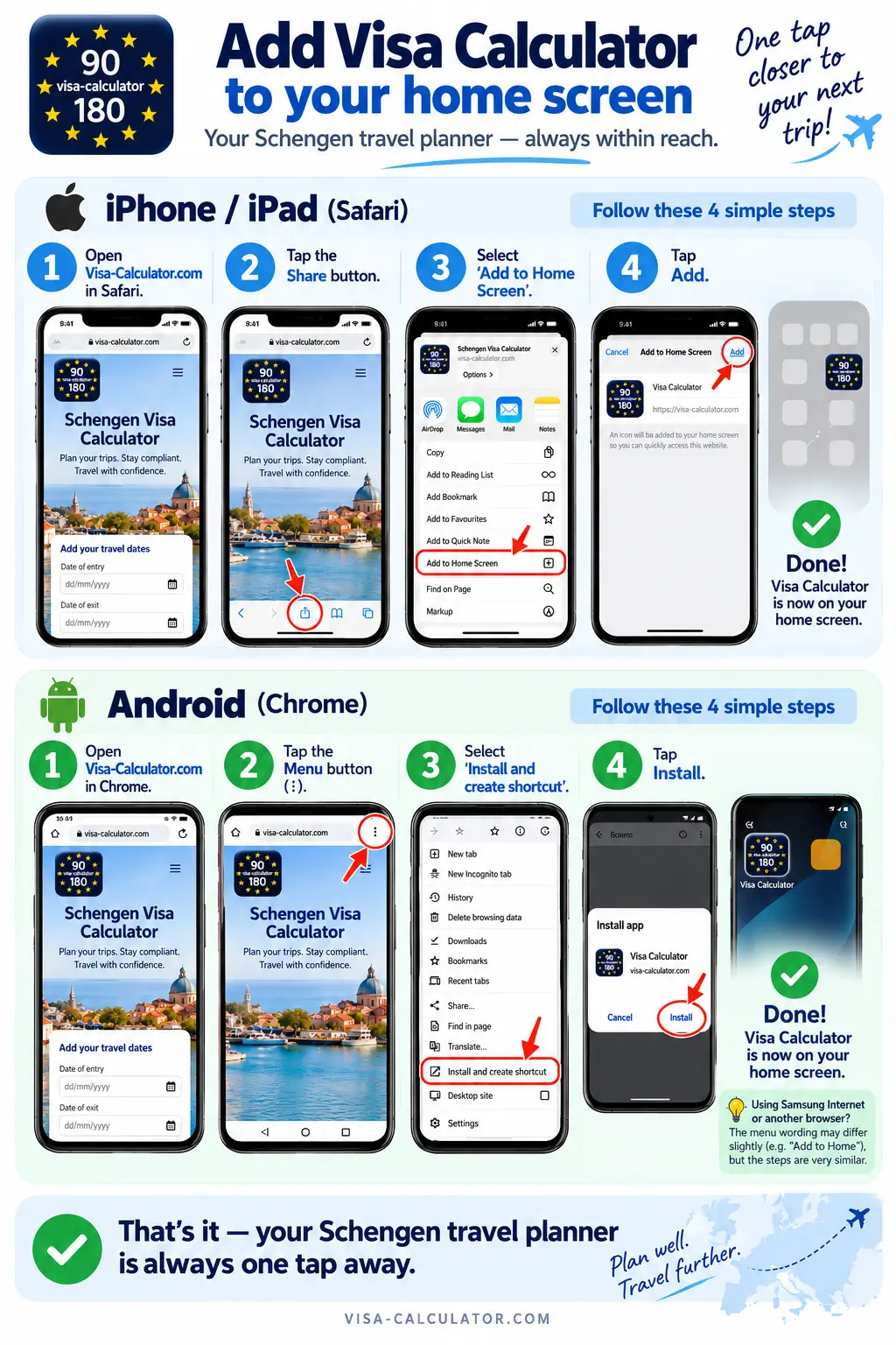 Visa Calculator PWA