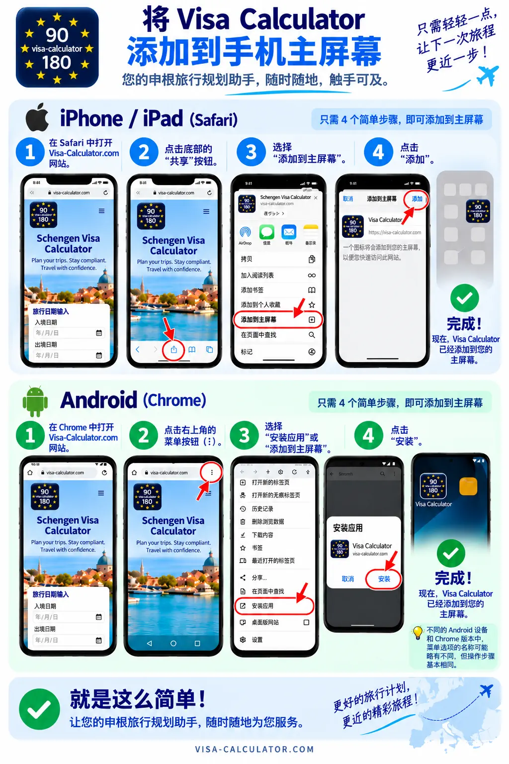 Visa Calculator PWA